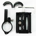 Ver imagem 6 de Suporte universal GPS/Celular para Moto/Bike em Alumínio Suporte Mania ajustável - unico - Preto