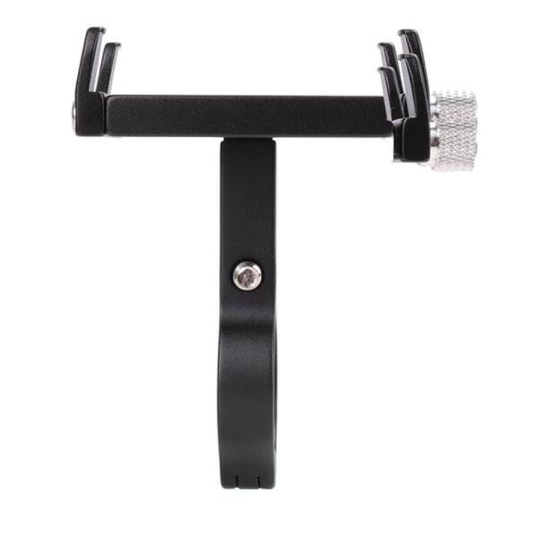 Suporte universal GPS/Celular para Moto/Bike em Alumínio Suporte Mania ajustável - unico - Preto - 12