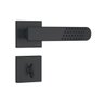 Fechadura Stam 823/21 RQ1 para Banheiro Quadrada Preto Fosco - 1