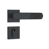 Fechadura Stam 803/21 Externa (G) RQ1 Quadrada Preto Fosco - 1