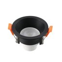 Ver imagem 2 de Spot de Led Recuado Embutir Redondo 6w Bivolt Preto Blumenau 4100k Luz Neutra