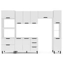 Ver imagem 4 de Armário de Cozinha Modulada Completa 5 Peças 310cm sem Tampo 250056 Meena Politorno Móveis