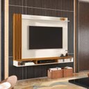 Ver imagem 2 de Painel AST 1,80m Para TV Até 55'' com Acabamento Ripado Degradê Tampo em MDF com Bordas Laqueadas Co