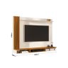 Painel AST 1,80m Para TV Até 55'' com Acabamento Ripado Degradê Tampo em MDF com Bordas Laqueadas Co - 3