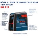 Ver imagem 5 de Nível Laser Profissional Alcance 12 Metros Gll 2-12 Bosch 01 Unidade