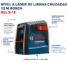 Nível Laser Profissional Alcance 12 Metros Gll 2-12 Bosch 01 Unidade - 5