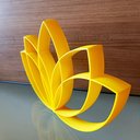 Ver imagem 3 de Estatueta Flor de Lótus - Símbolo Vida, Decoração,quarto - Cor: Amarelo