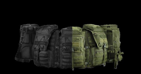 Mochila tatica super top - Preto/Verde - 1