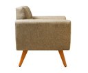 Ver imagem 3 de Poltrona Decorativa Bruna Living Sala Quarto Recepção - Linho Marrom