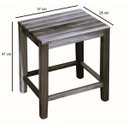Ver imagem 5 de Conjunto Mesa de Jantar Ripada 1m 4 Banquetas Rústica Madeira Maciça Natural Mhm