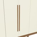 Ver imagem 3 de Guarda Roupa Roupeiro 6 Portas e 3 Gavetas com Pes 270cm Cb03t580 Kappesberg