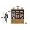 Ver imagem 4 de Guarda Roupa Casal com Espelho 9 Gavetas - Madri-cumaru/fendi - Móveis Novo Horizonte