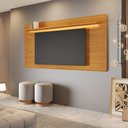 Ver imagem 1 de Painel para TV Cristal até 70 200cm MDF MDP com LED Amadeirado Cinamomo JCM Movelaria