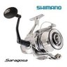 Molinete Shimano Saragosa 8000 SW Drag 12 Kg Rec 5.6:1 - Prateado e preto - 2