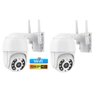 Kit 2 Câmera IP Externa Speed Dome Wifi Auto Tracking Ip66 Ptz - 1