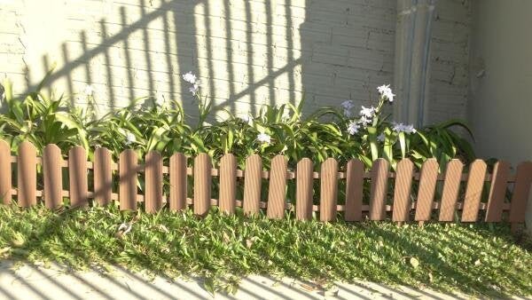 Kit 10 Metros Cerca Decorativa Jardim 50X40Cm Colonial P - 6