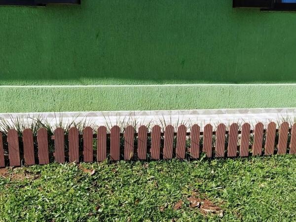 Kit 10 Metros Cerca Decorativa Jardim 50X40Cm Colonial P - 5