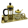 Conjunto para Café Dourado 3 peças Fineza - 2