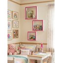 Ver imagem 3 de Nicho Decorativo 100% Mdf Rosa com 3 Desmontado - Suprema Móveis