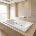 Ver imagem 1 de Banheira de Hidromassagem Individual Gold Line Ouro Fino 150x80cm em Acrílico Branco 220V