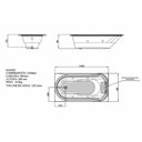 Ver imagem 3 de Banheira de Hidromassagem Acrílica Individual 150x80x40cm Gold Line Ouro Fino