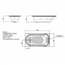 Ver mais imagens de Banheira de Hidromassagem Individual Gold Line Ouro Fino 150x80cm em Acrílico Branco 220V