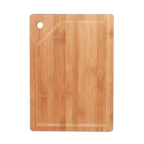 Tábua Para Corte De Madeira Bambu Cozinha Churrasco Grande