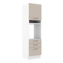 Ver imagem 1 de Torre Quente 60 Cm 1 Porta 3 Gavetas Branco/crema Agata Madesa
