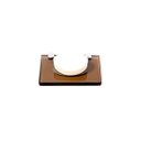 Ver imagem 2 de Saboneteira em Vidro Bronze Lapidado - Aquabox - 14cmx9cmx8mm.