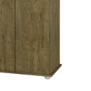 Ver imagem 2 de Multiuso Córdoba Duas portas com chave - Amêndoa Wood - Móveis Primus