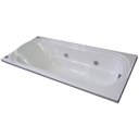 Ver imagem 4 de Banheira de Hidromassagem em Acrílico 170cmx80cmx40cm Gold Line Ouro Fino
