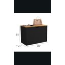 Ver imagem 4 de Sapateira Pequena 2 Andares para Calçados até Número 42:preto Nature