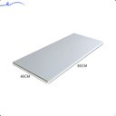 Ver imagem 3 de Kit 4 Prateleira Branca 80X40 Tampo Tabua Mdf Organizadora Decoração Cozinha Quarto Banheiro Sala