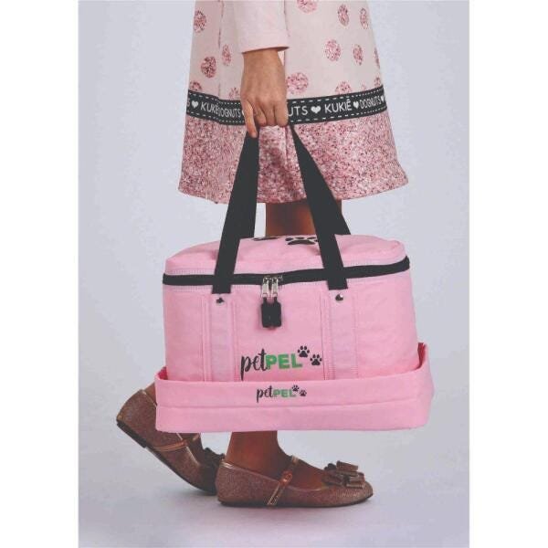 Kit Pet Para Viagem 4X1 Rosa Petpel - 2