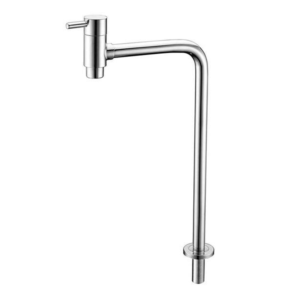 Torneira Longa Design Mesa Lavatorio Alavanca Cromada - 1