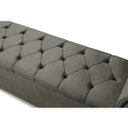 Ver imagem 3 de Baú Recamier Cama Box Quarto Madeira Estofado Grécia Casal:brida
