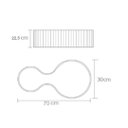 Ver imagem 2 de Plafon Violão Madeira 70cm - Imbuia