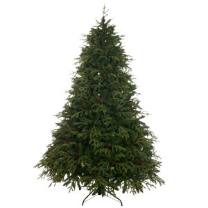 Arvore Natal Santorini Base Metal Verde 2,1m Florarte