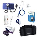 Ver imagem 1 de Kit Acadêmico Premium Azul + Kit Medidor de Glicose Free Lite + Oxímetro Digital Oled - G-tech