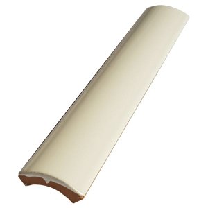 Kit 10 Cantoneiras Côncava Para Piscina Branca 3,5x25
