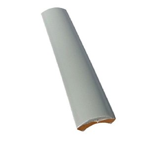 Kit 40 Cantoneiras Côncavas para Piscina Cinza 3,5x25cm