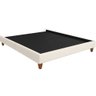 Cama Japonesa Corea Casal Bouclé Off White - Sallar Home - 1