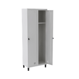 Roupeiro De Aço Guarda-volume Locker 2 Portas Montável - 1 Roupeiro De Aço Guarda-volume Locker 2 Portas Montável - 1