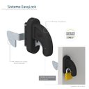 Ver imagem 2 de Roupeiro De Aço Guarda-volume Locker 2 Portas Montável