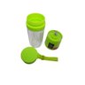 Mini Liquidificador Portátil Recarregável Pratico 6 Lâminas Verde - 1