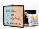 Ver imagem 1 de Kit Caneca Revelação + Caixa MDF + Almochaveiro - Chá de Revelação - Menino