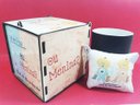 Ver imagem 2 de Kit Caneca Revelação + Caixa MDF + Almochaveiro - Chá de Revelação - Menino