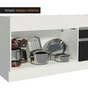 Ver mais imagens de Balcão Pia Glamy 150Cm 2 Porta Gaveta sem Tampo Branco Preto