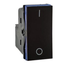 Interruptor Bipolar Simples 10A 250V 1M Preta Plus Pial + Interruptor Bipolar Simples 10A 250V 1M - 2
