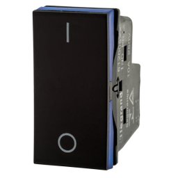Interruptor Bipolar Simples 10A 250V 1M Preta Plus Pial + Interruptor Bipolar Simples 10A 250V 1M - 1